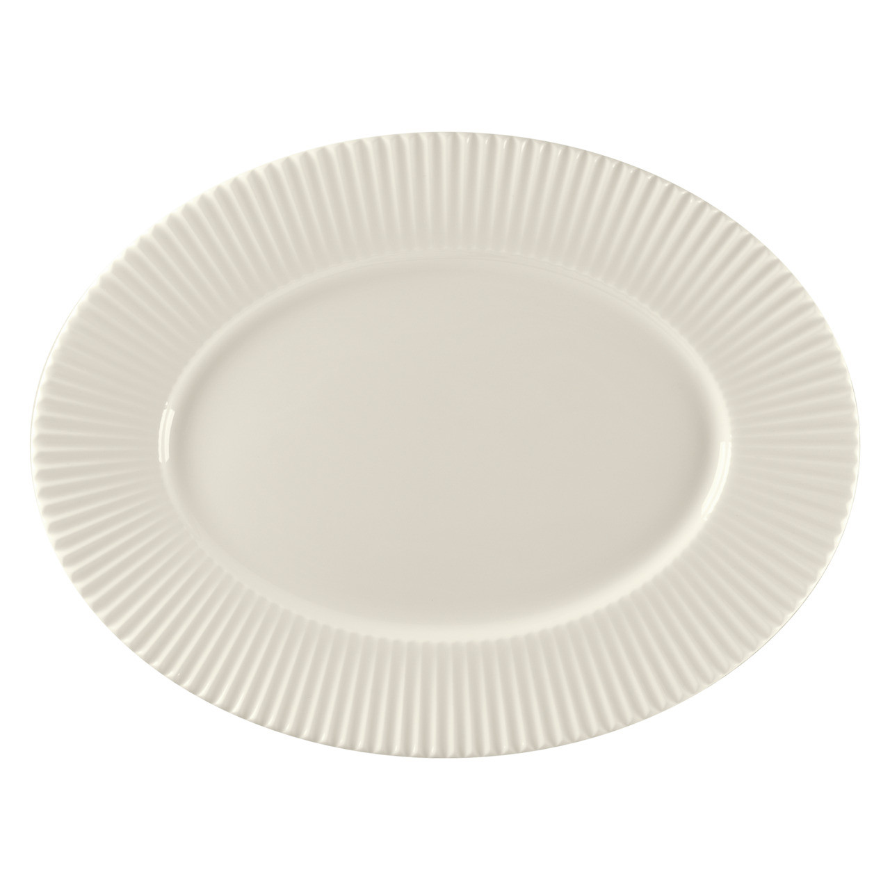 Spectra, Platte oval 336 x 250 x 24 mm weiß